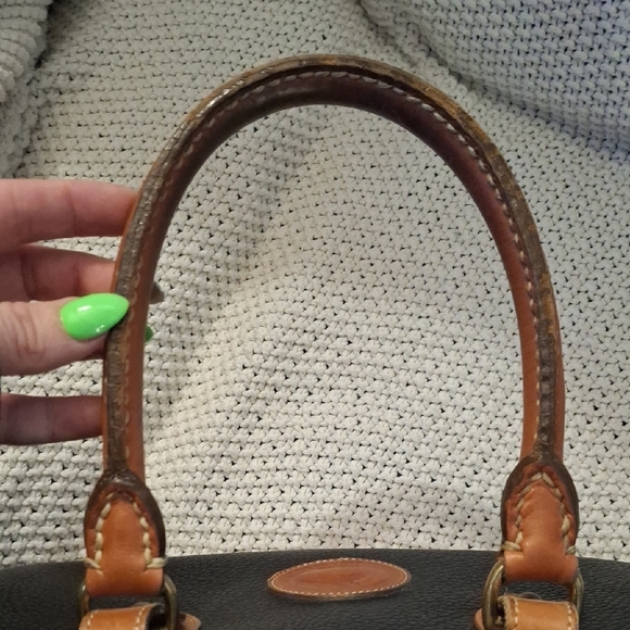 Dooney & Bourke Brown Leather Handbag - Picture 10 of 16